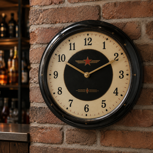 Horloge Vintage pour Bar
