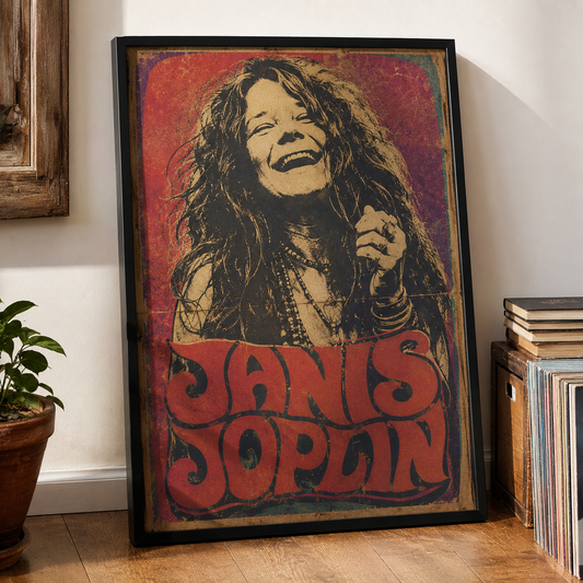 Janis Joplin Poster Vintage