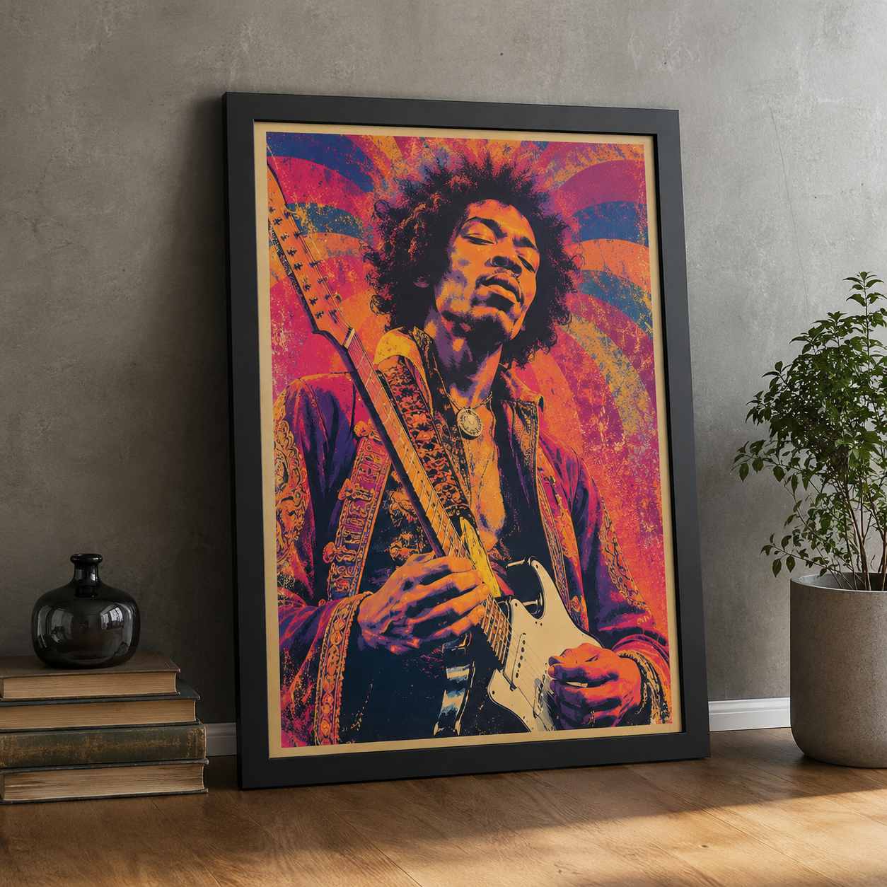 Jimi Hendrix Poster Vintage