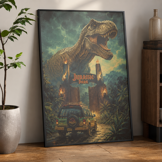 Jurassic Park Poster Vintage