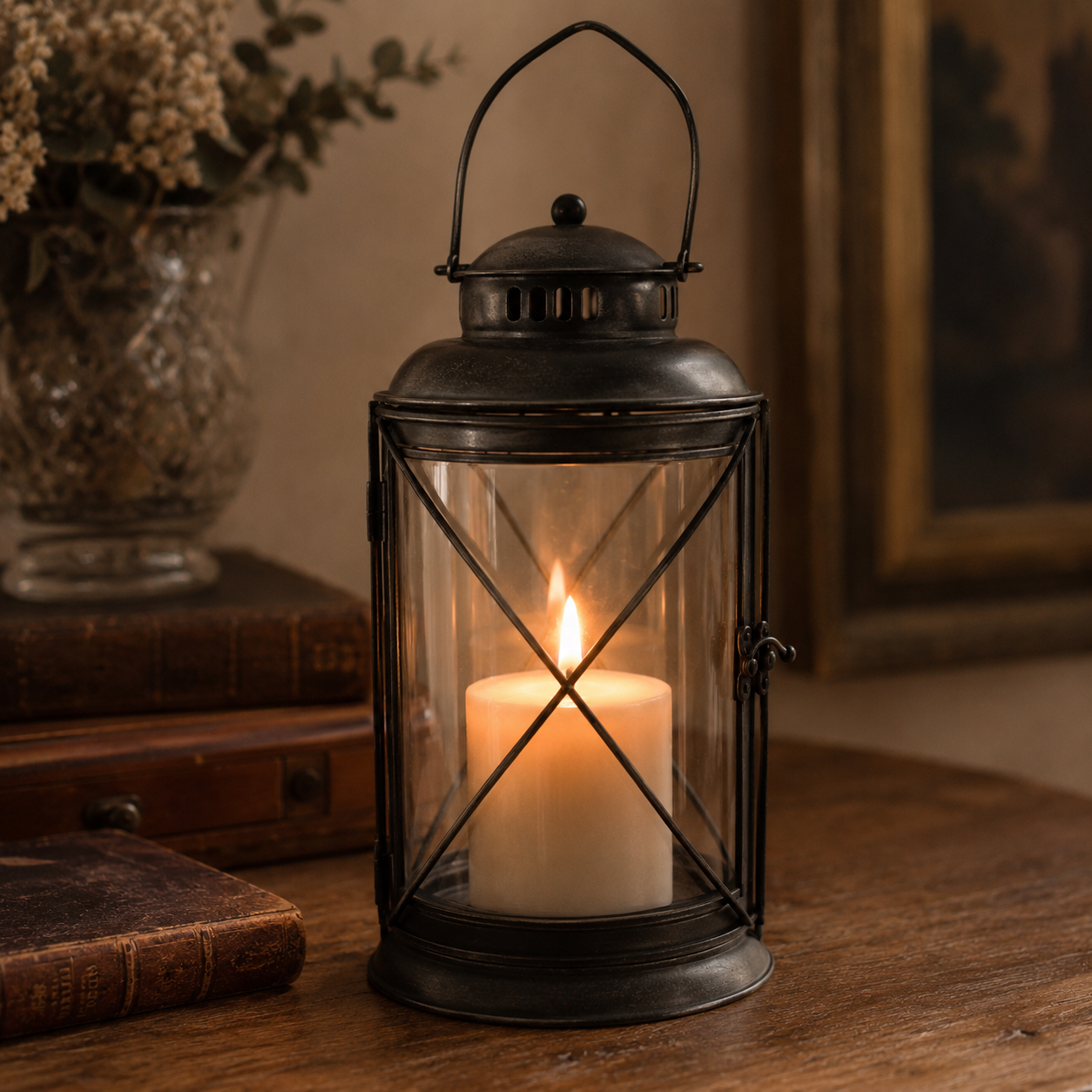 Lanterne Bougie Vintage
