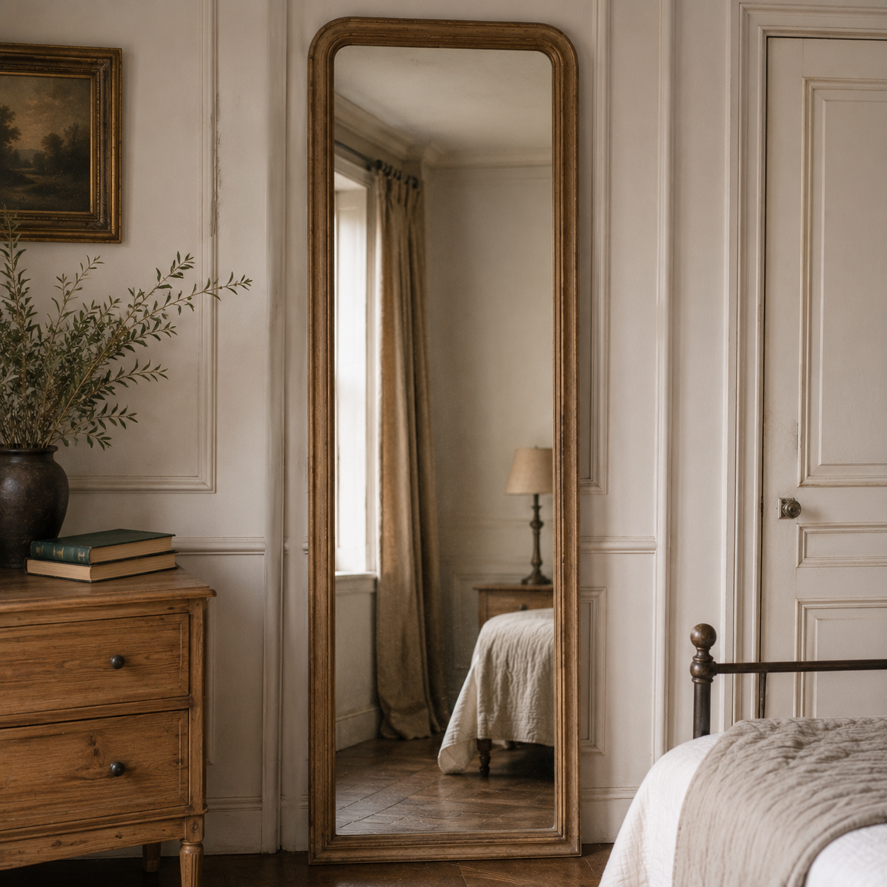 Long Miroir Vintage