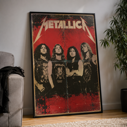 Metallica Poster Vintage