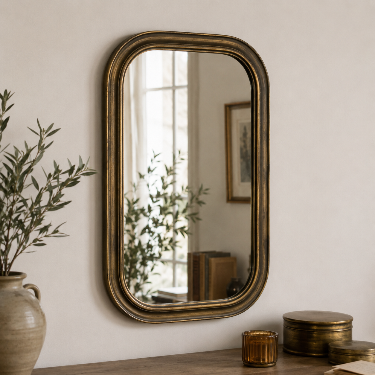 Miroir Vintage Bronze