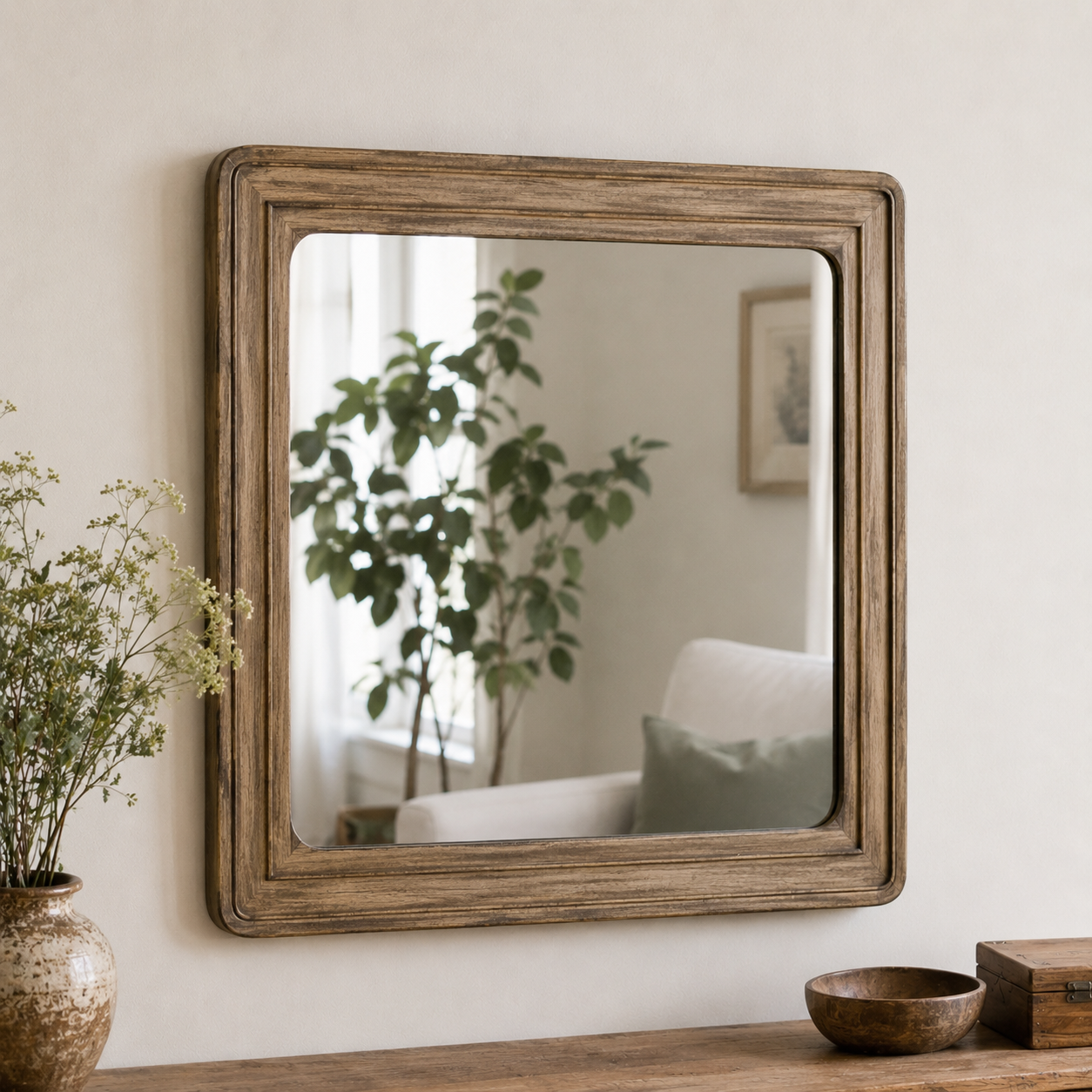 Miroir Vintage Carré