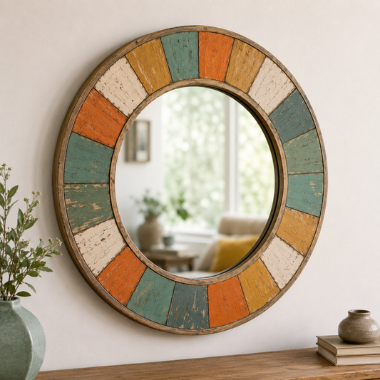 Miroir Vintage Coloré