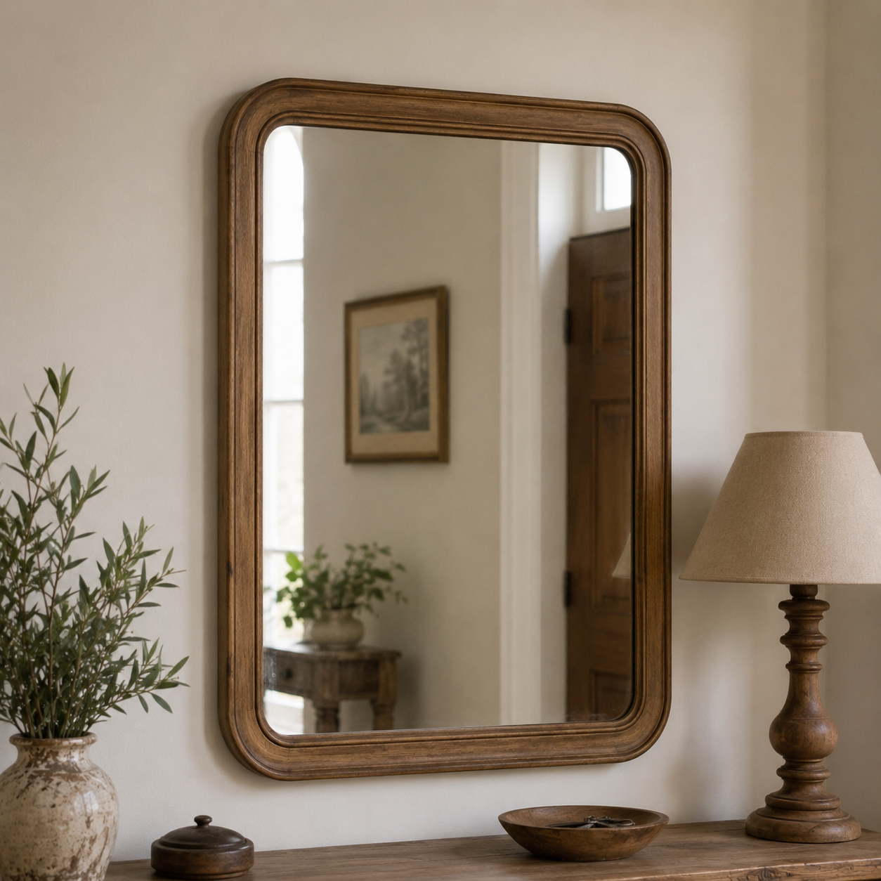 Miroir Vintage d'Entrée