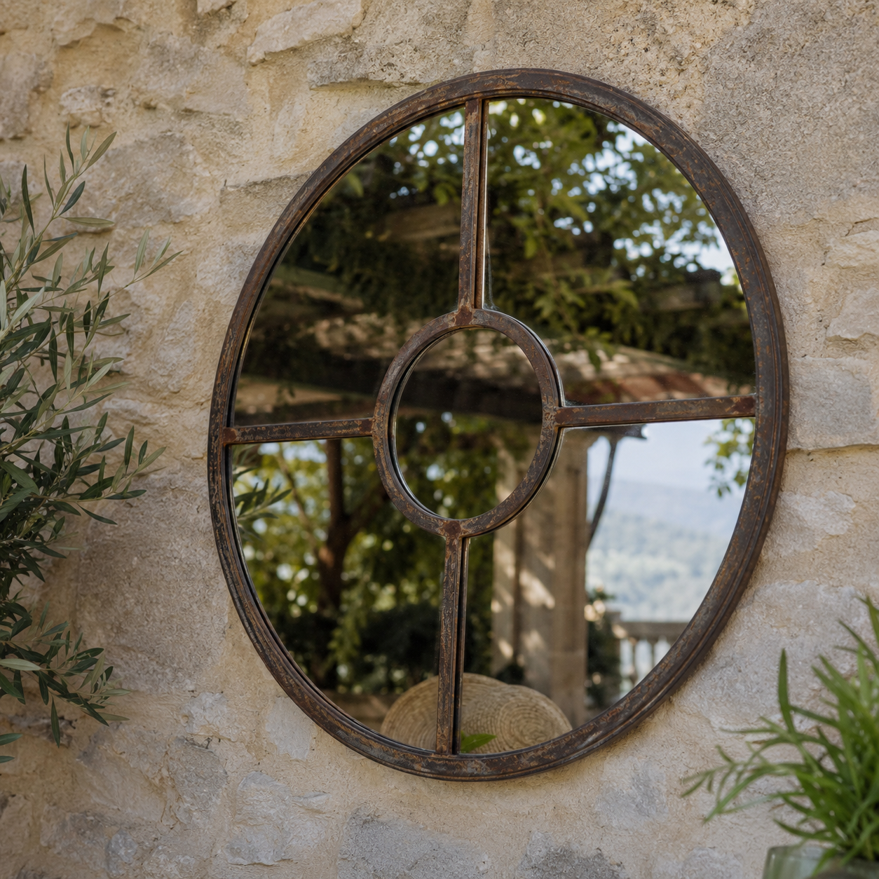 Miroir Vintage d'Extérieur