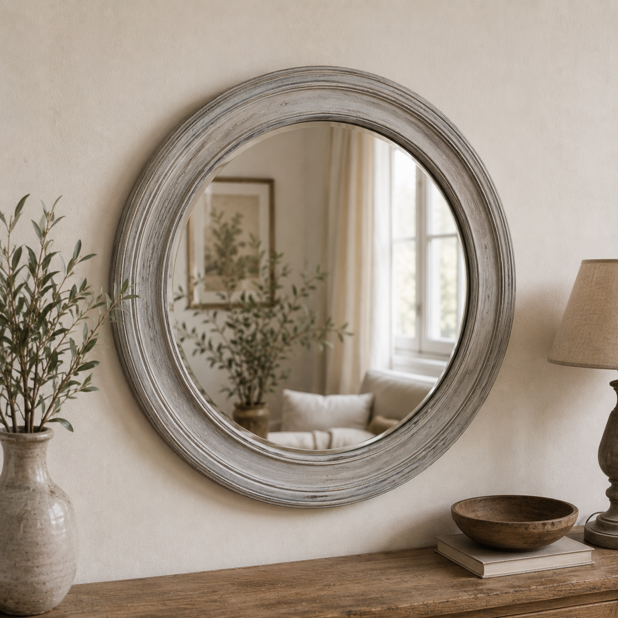 Miroir Vintage Gris