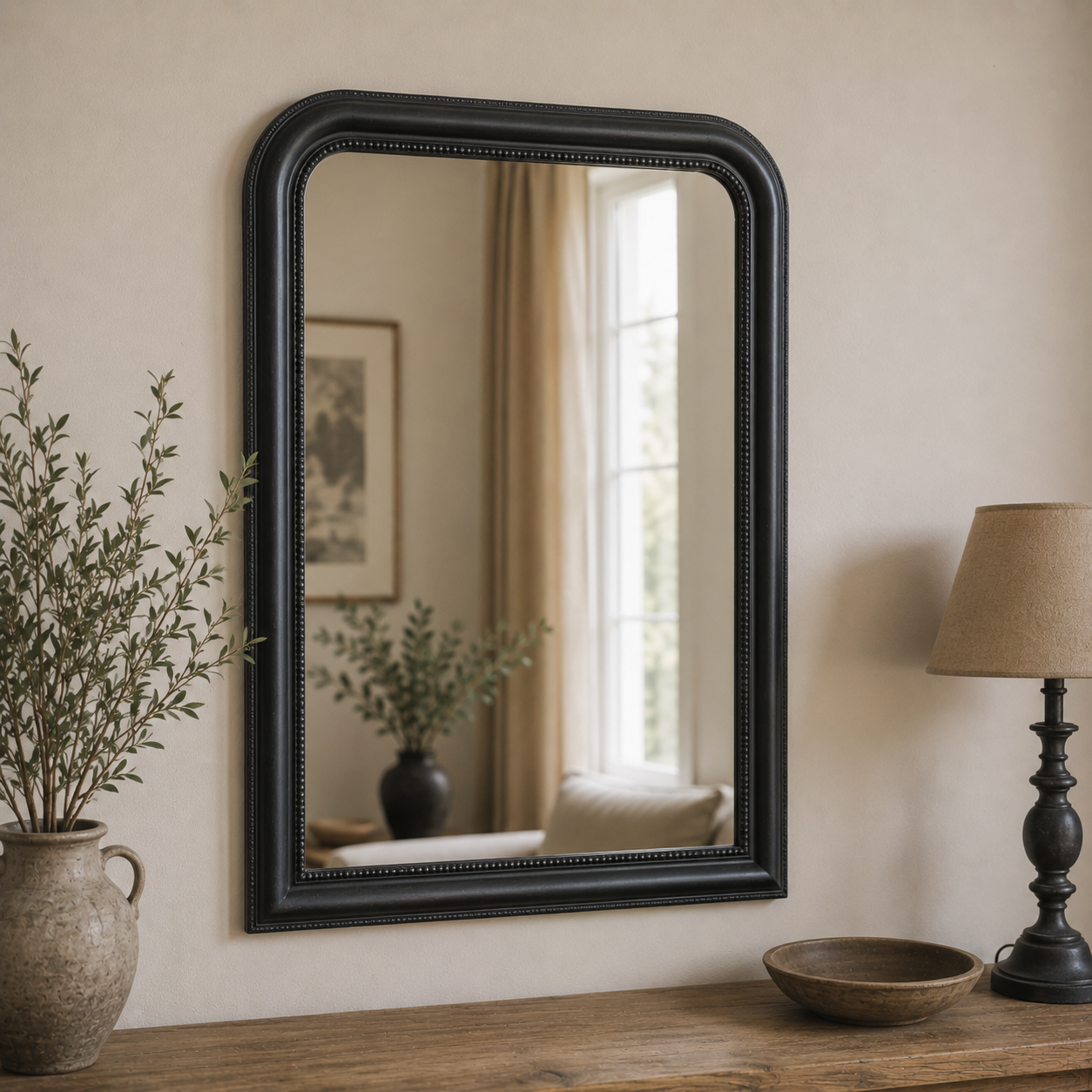 Miroir Vintage Noir