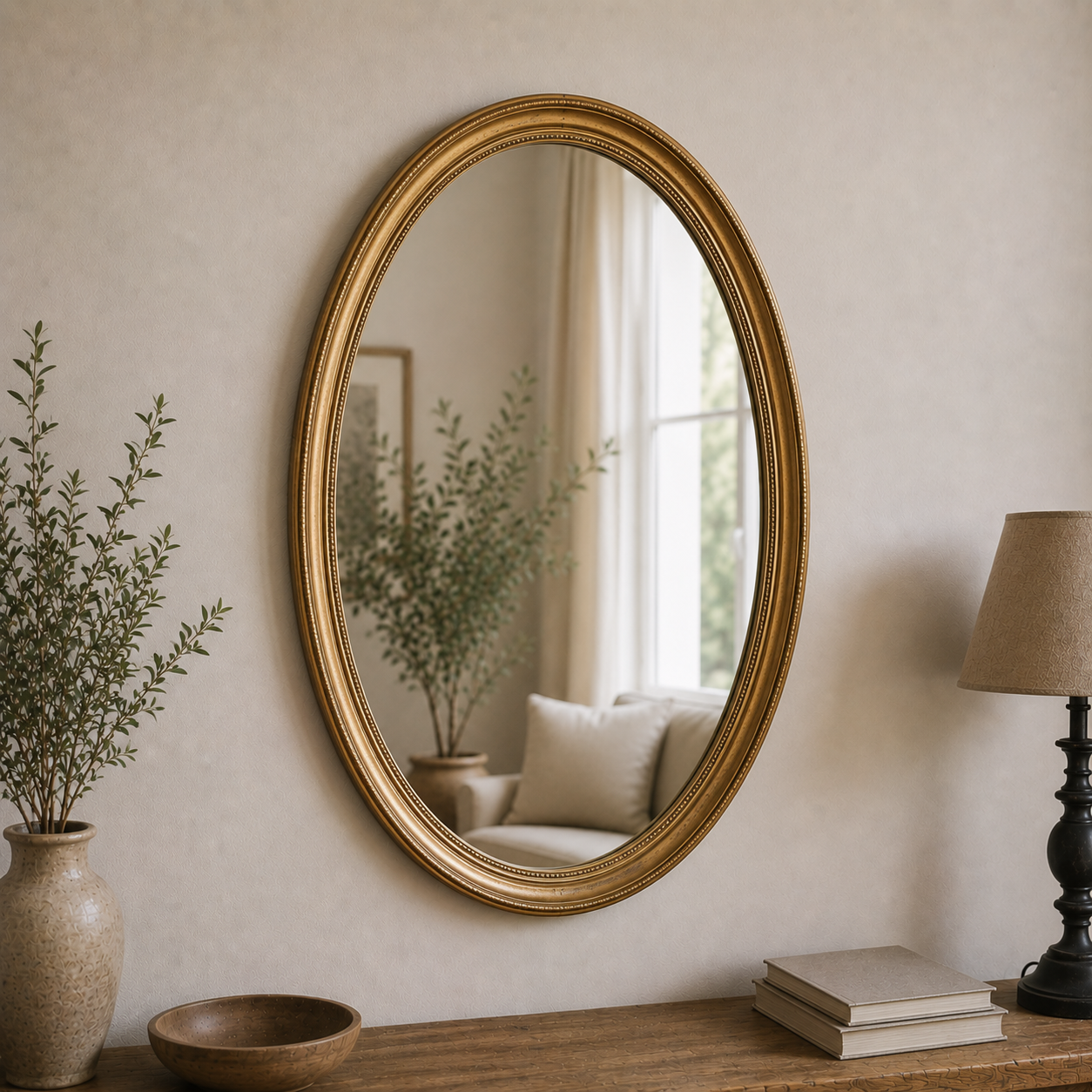Miroir Vintage Ovale