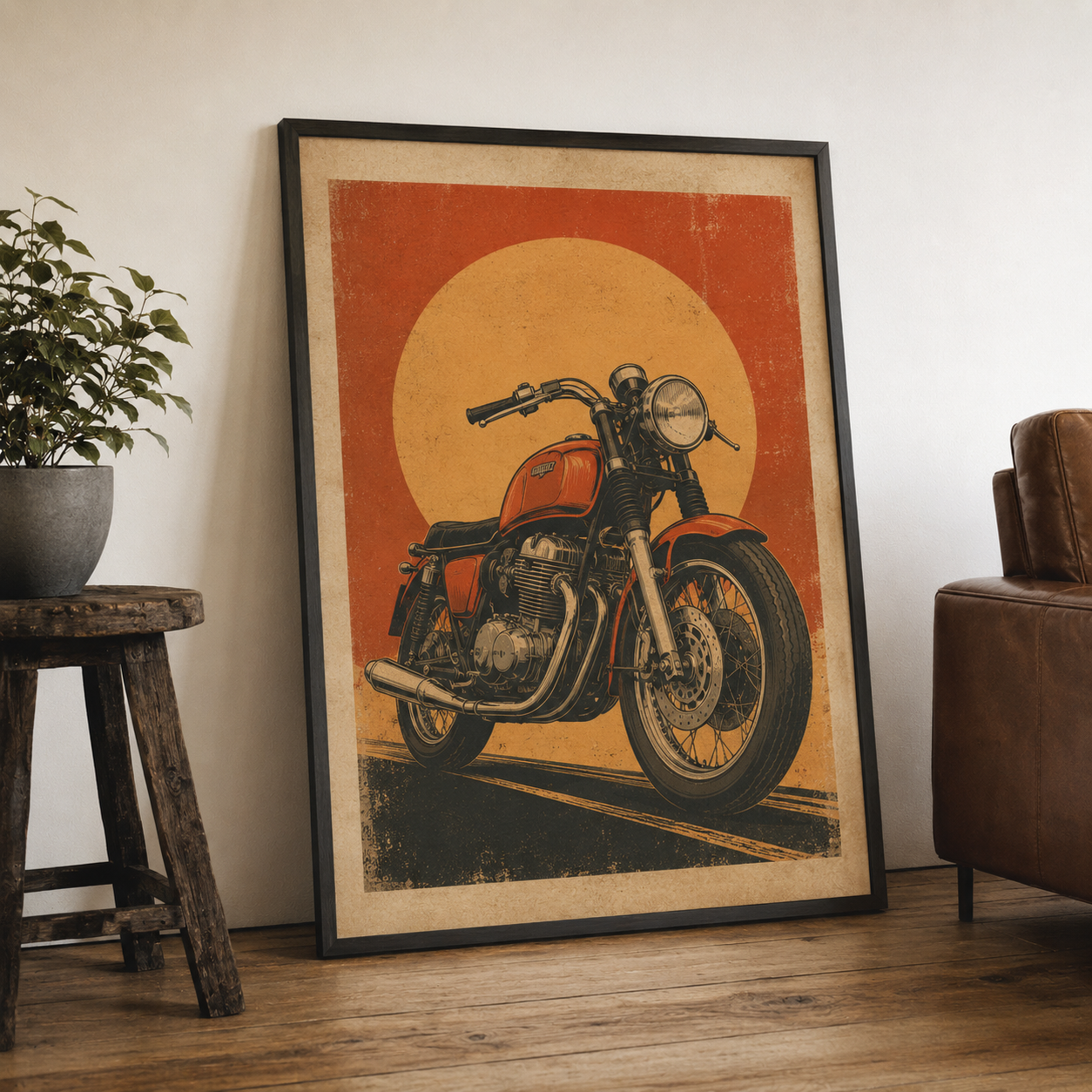 Moto Poster Vintage