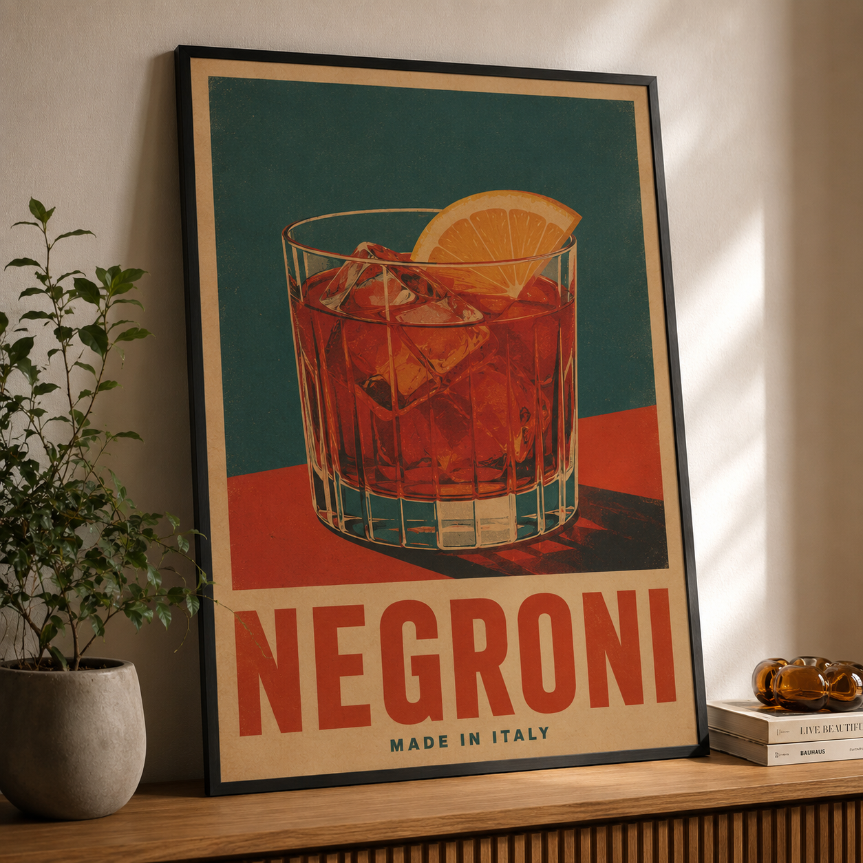 Negroni Poster Vintage