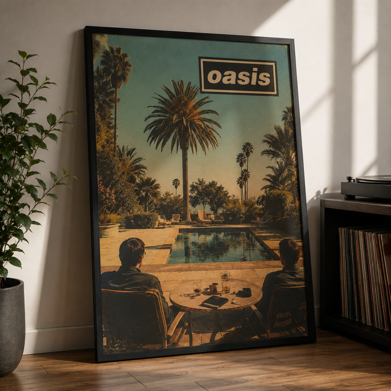 Oasis Poster Vintage