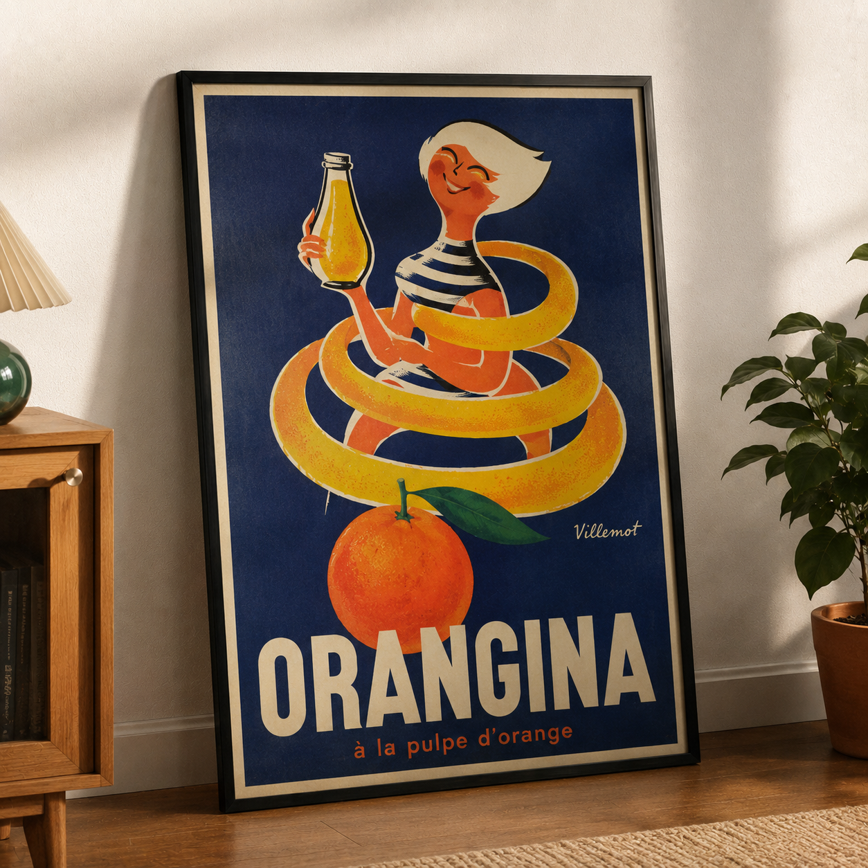 Orangina Poster Vintage