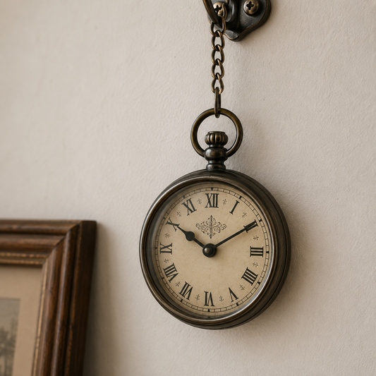 Pendentif Horloge Vintage