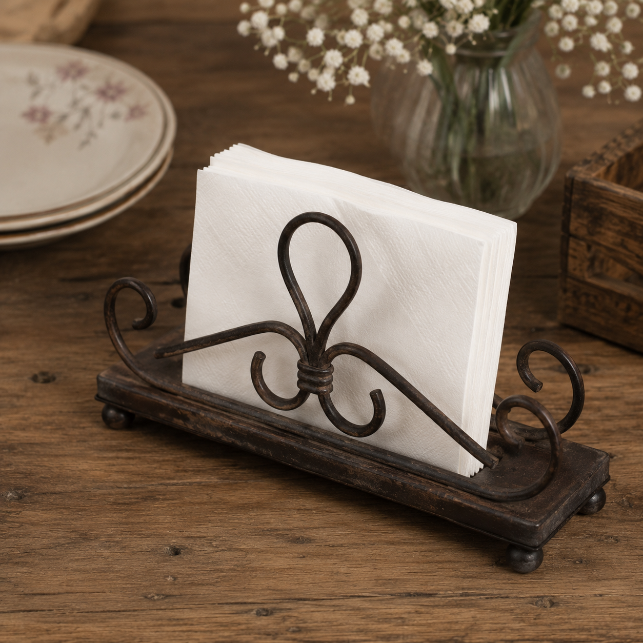 Porte Serviette de Table Vintage