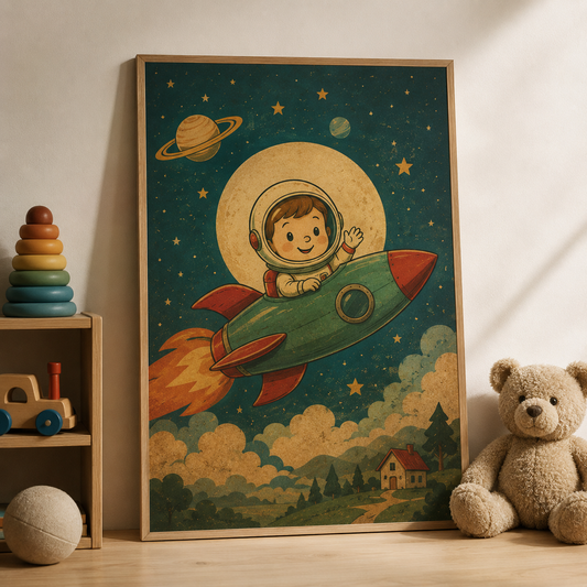 Poster Vintage pour Enfant