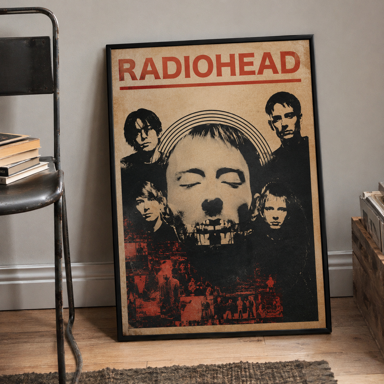 Radiohead Poster Vintage