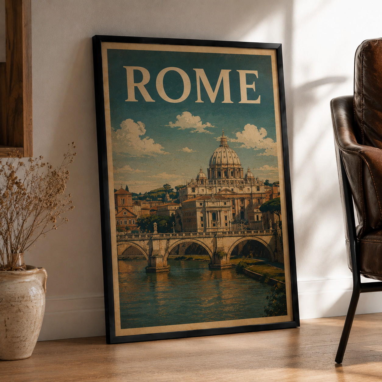 Rome Poster Vintage
