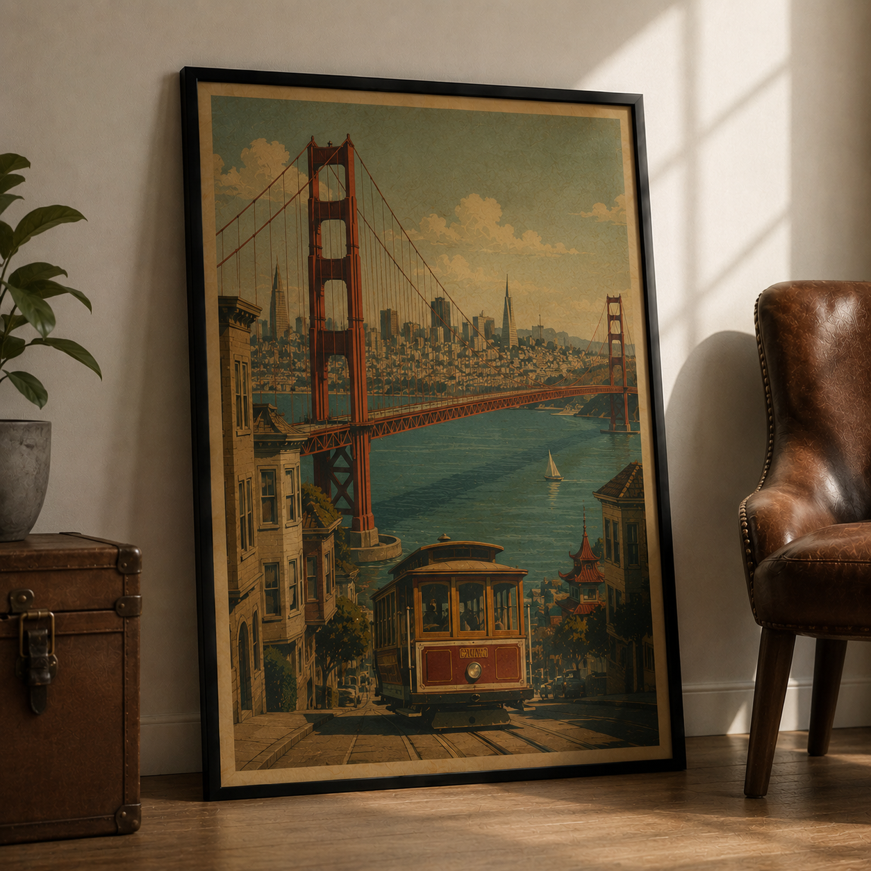 San Francisco Poster Vintage