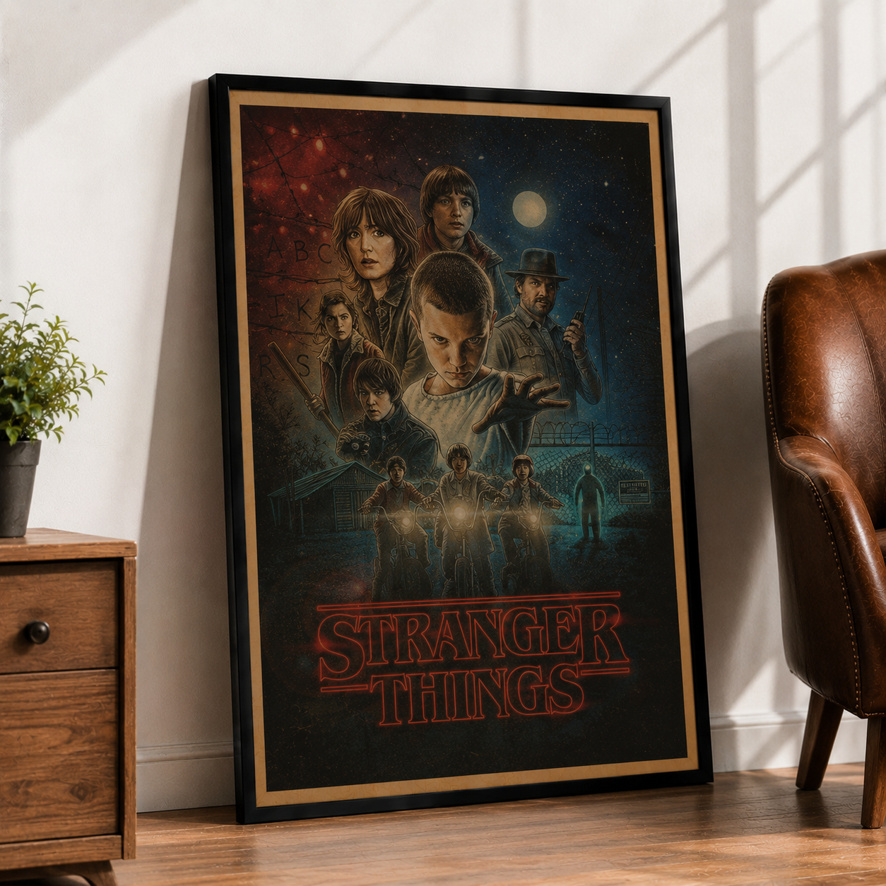 Stranger Things Poster Vintage