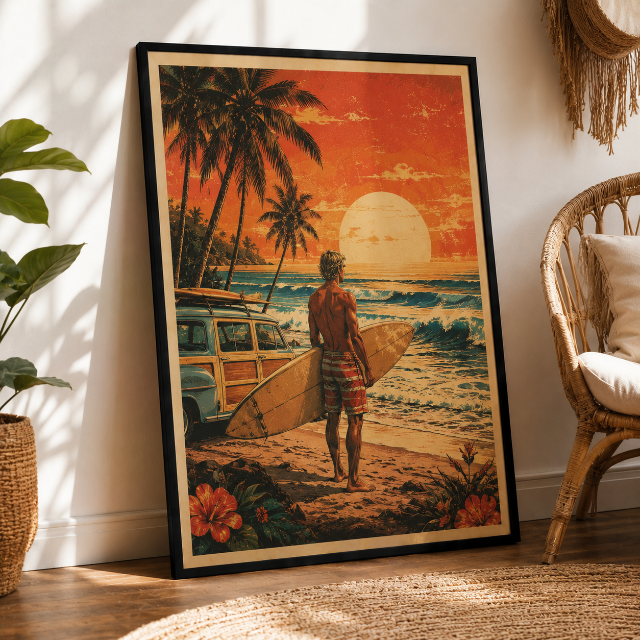 Surf Poster Vintage