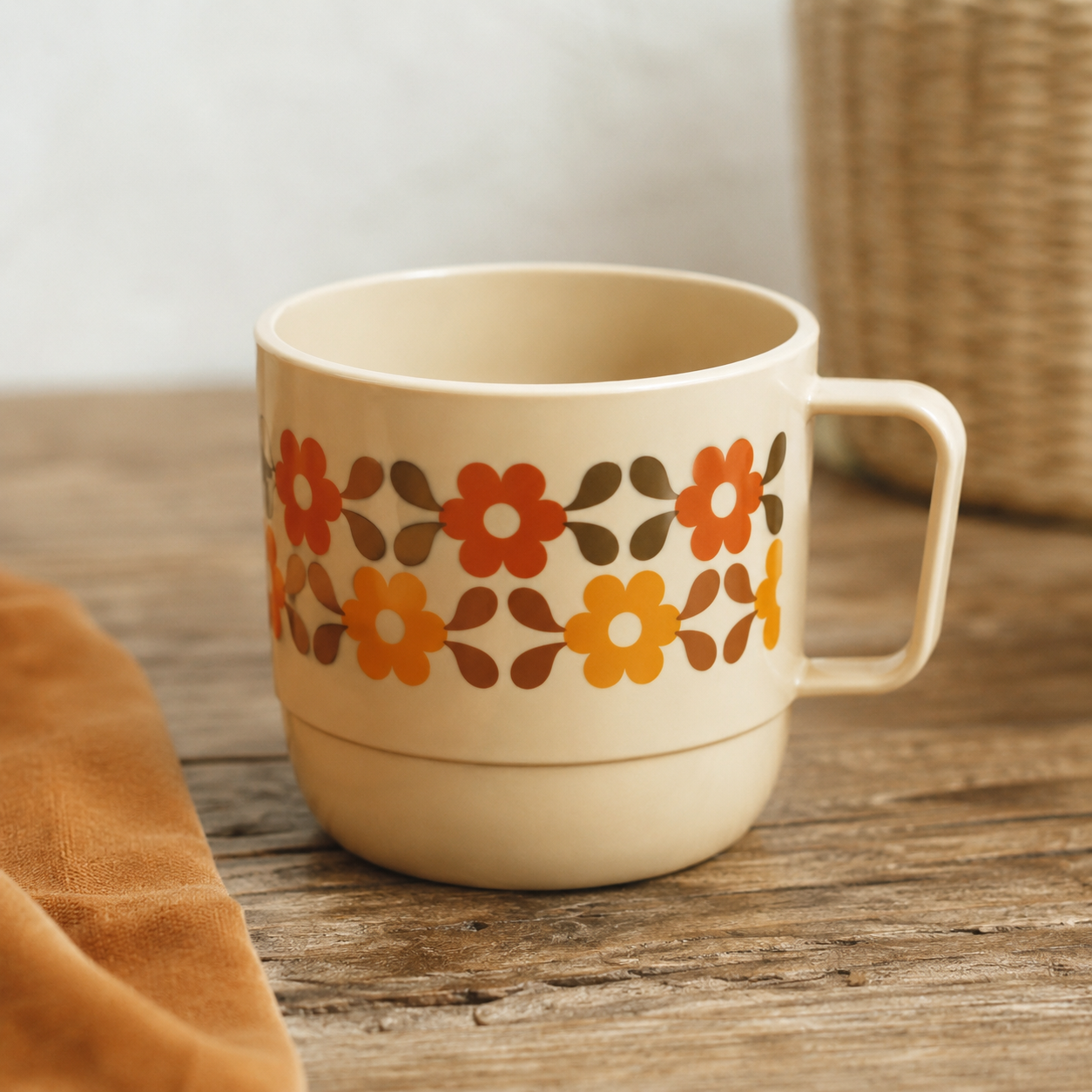 Tasse Vintage en Plastique