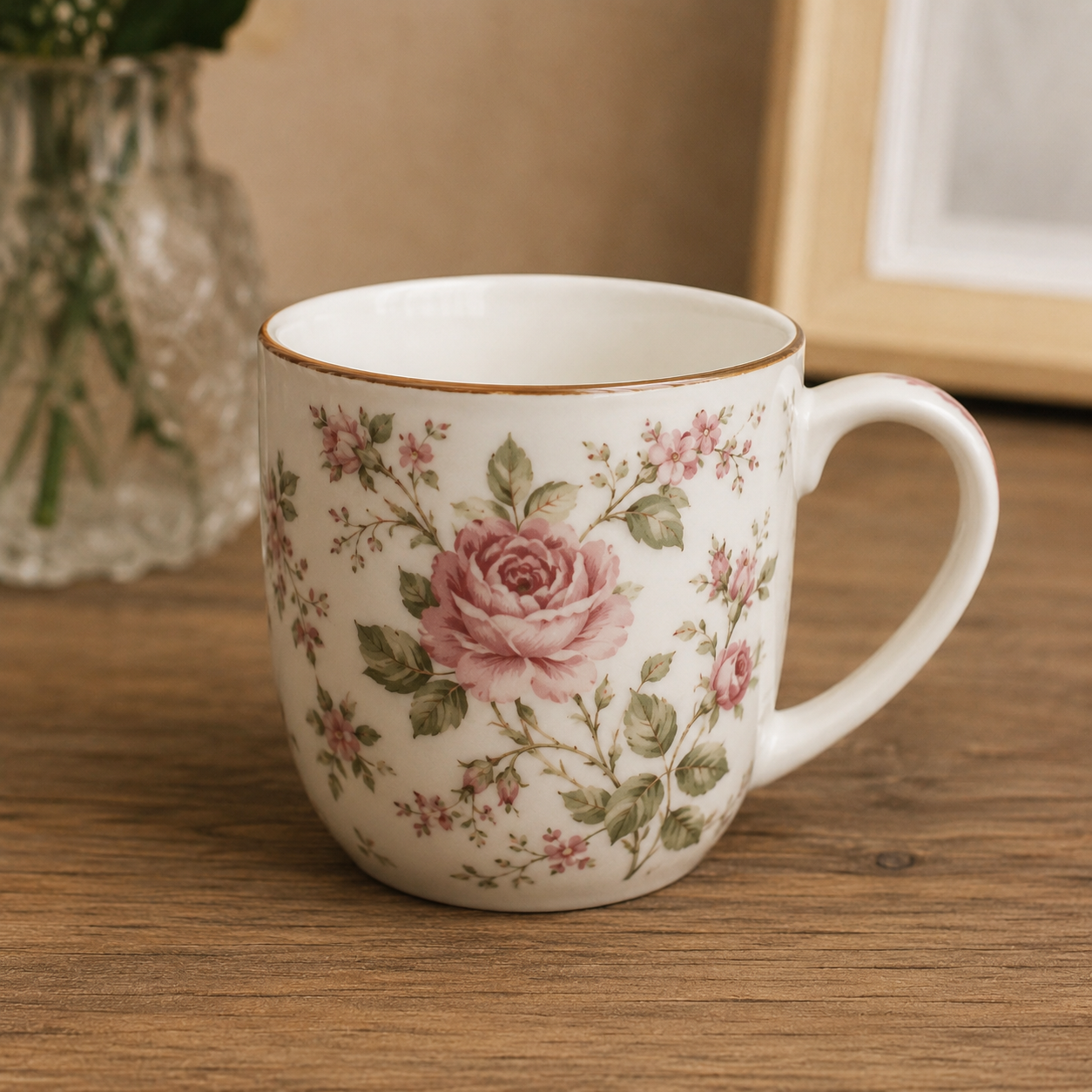 Tasse Vintage FLeur Acropal