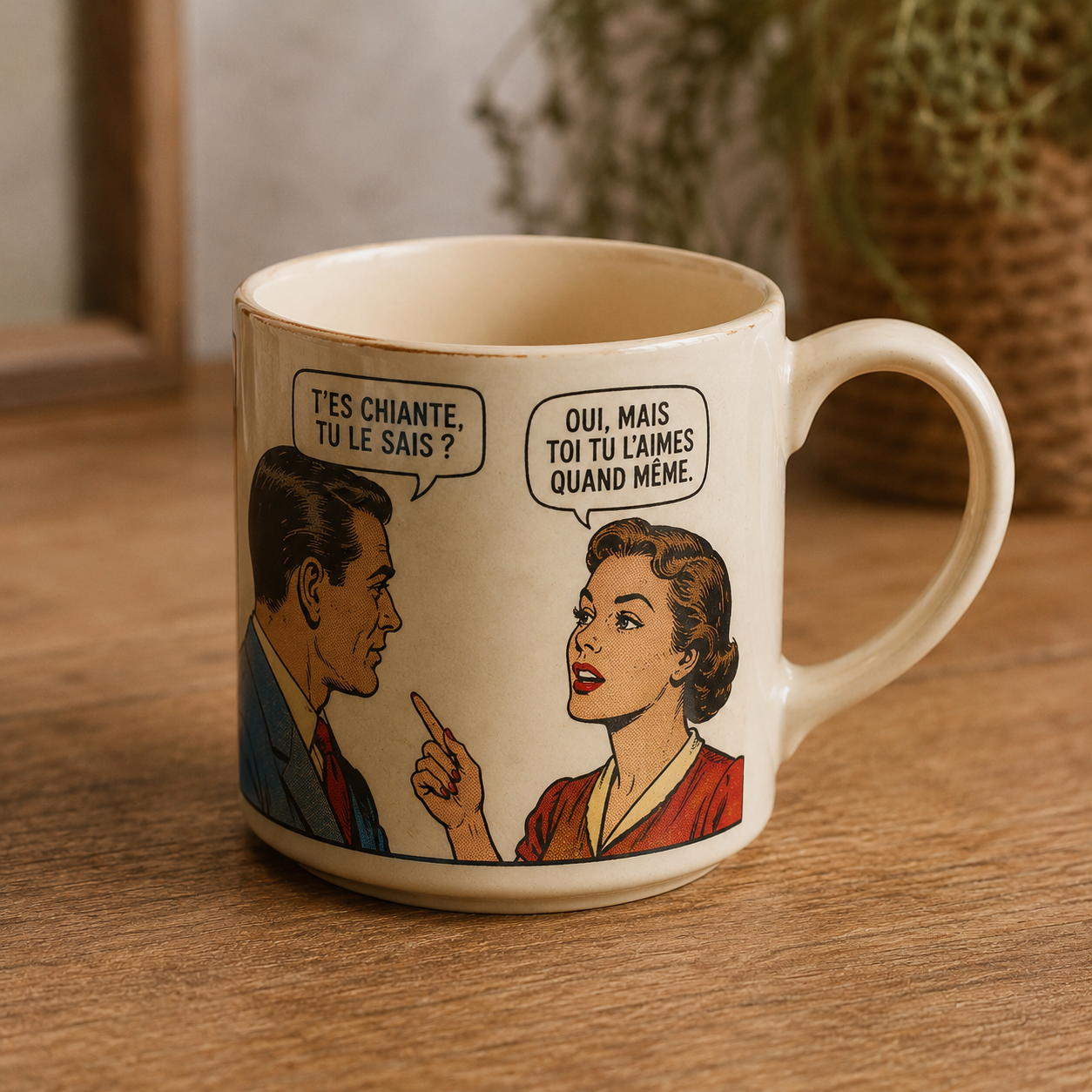 Tasse Vintage Insulte