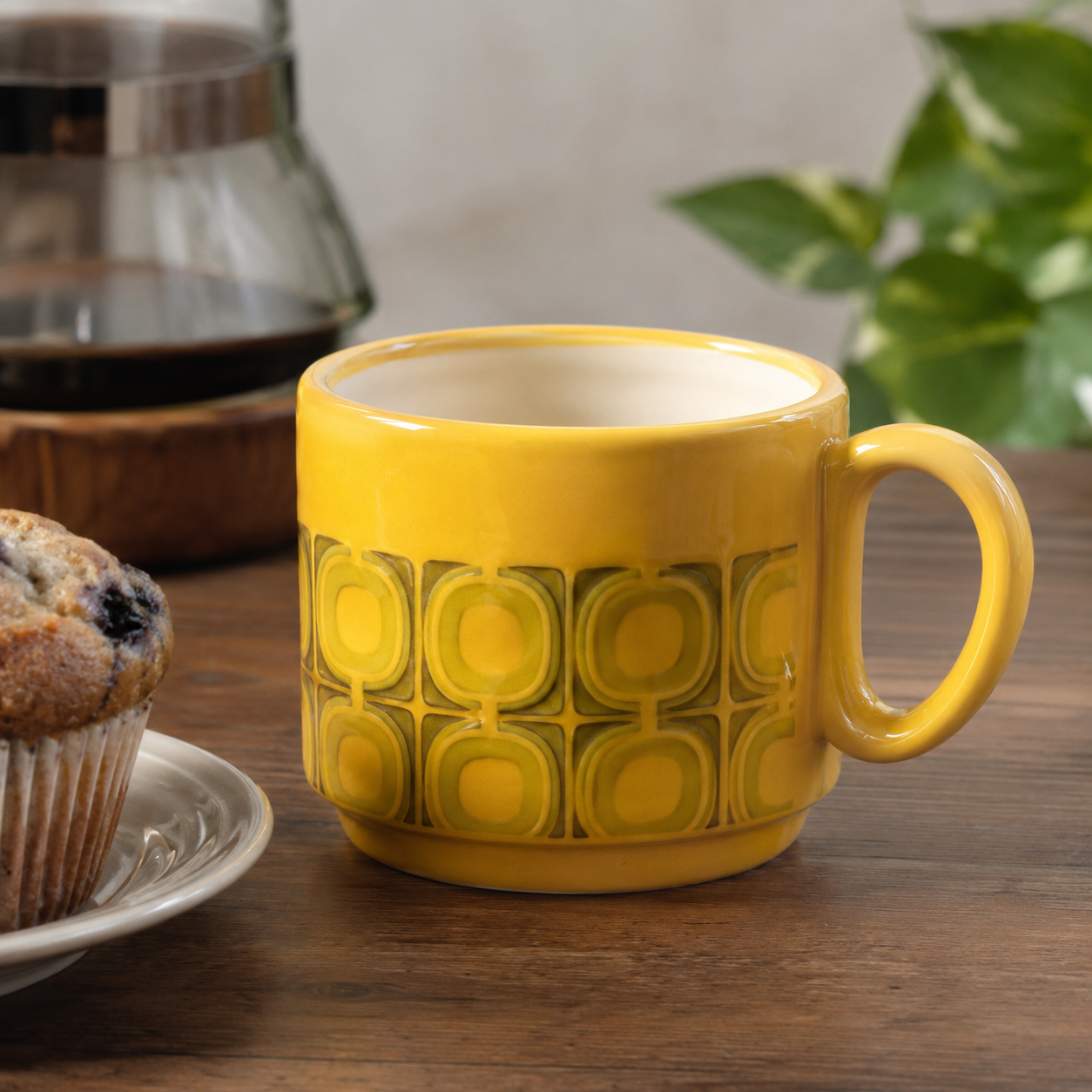 Tasse Vintage Jaune
