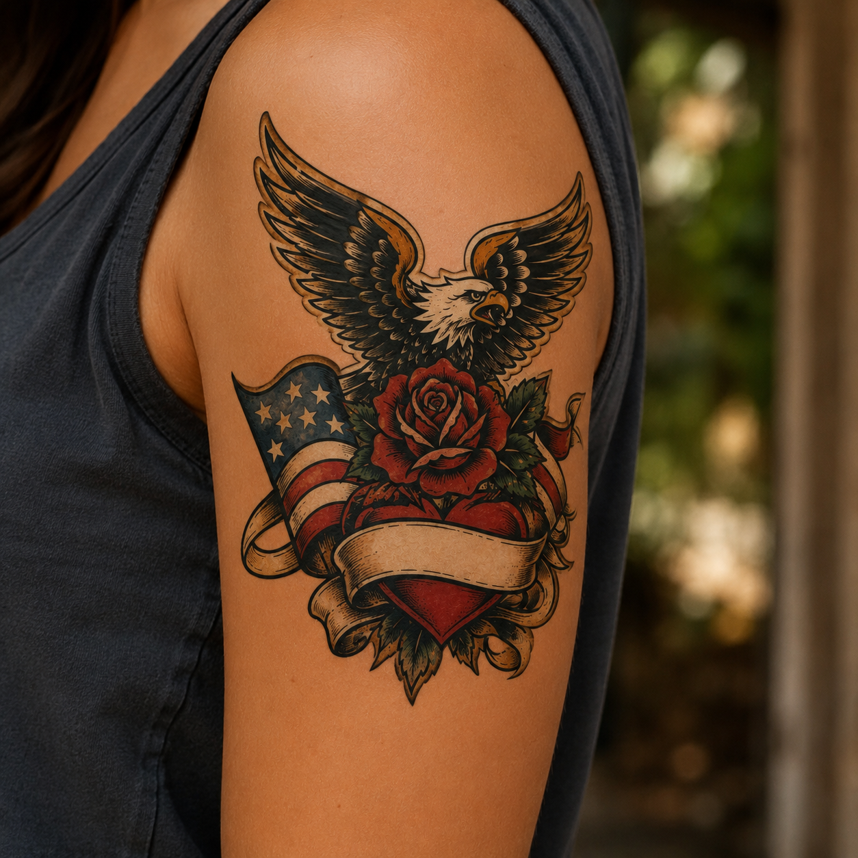 Tatouage Vintage Americain