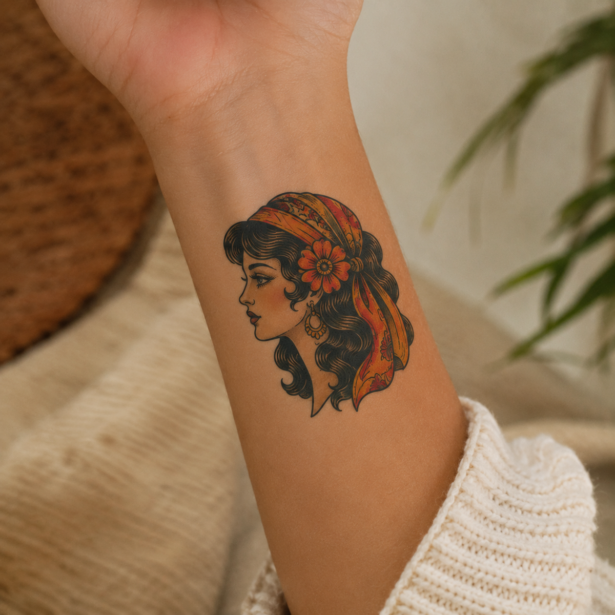 Tatouage Vintage Femme