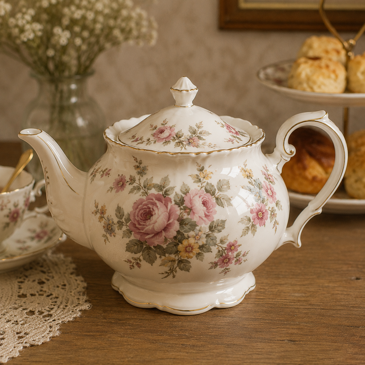 Théière Vintage Anglaise