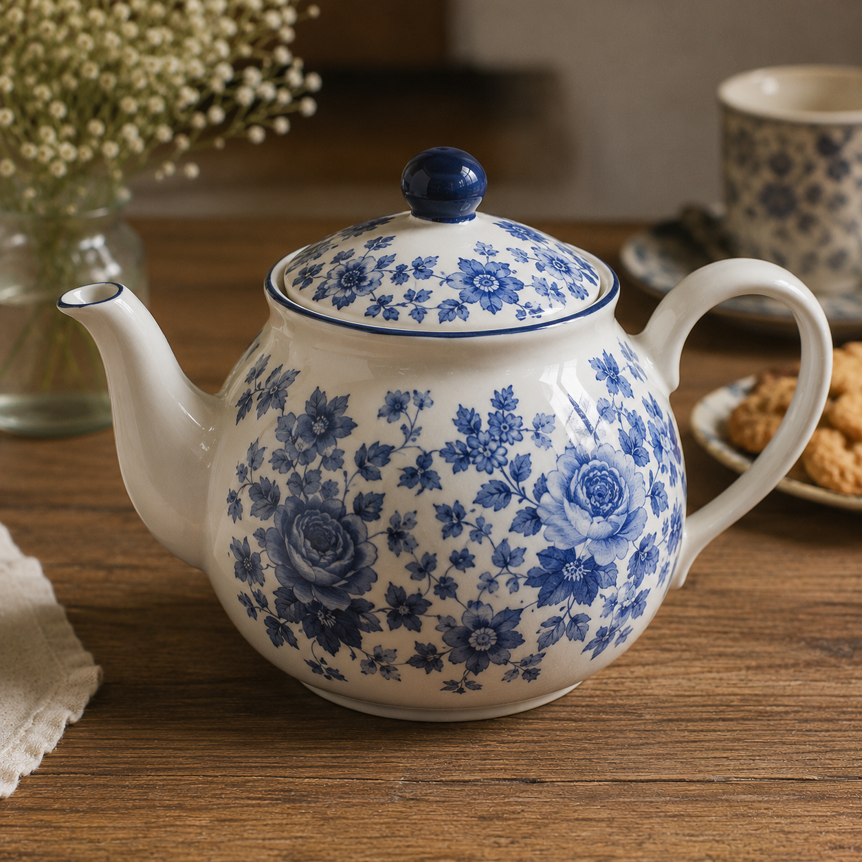 Théière Vintage Bleu