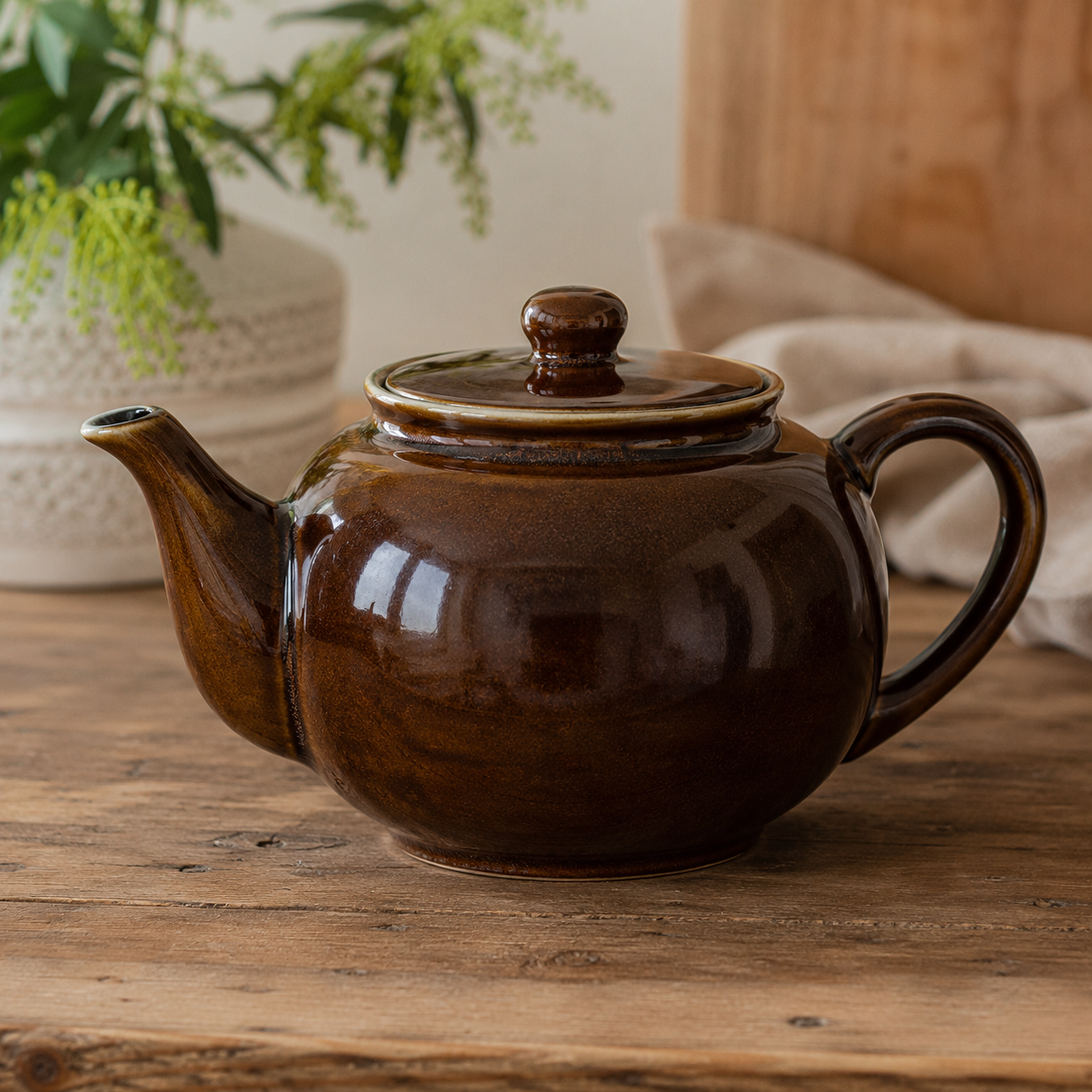 Théière Vintage Marron