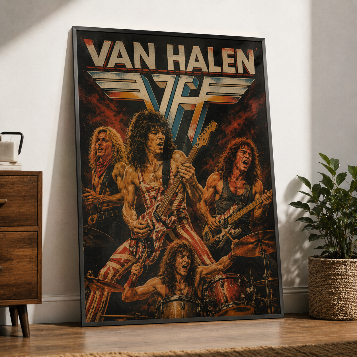 Van Halen Poster Vintage