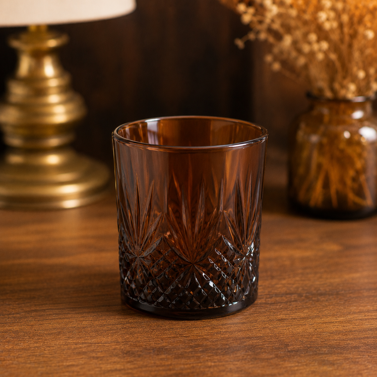 Verre Vintage Brun