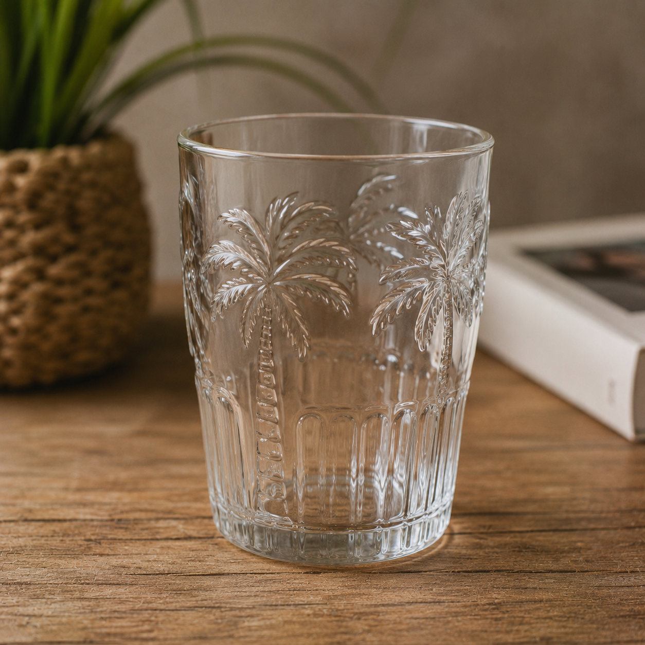 Verre Vintage Palmier