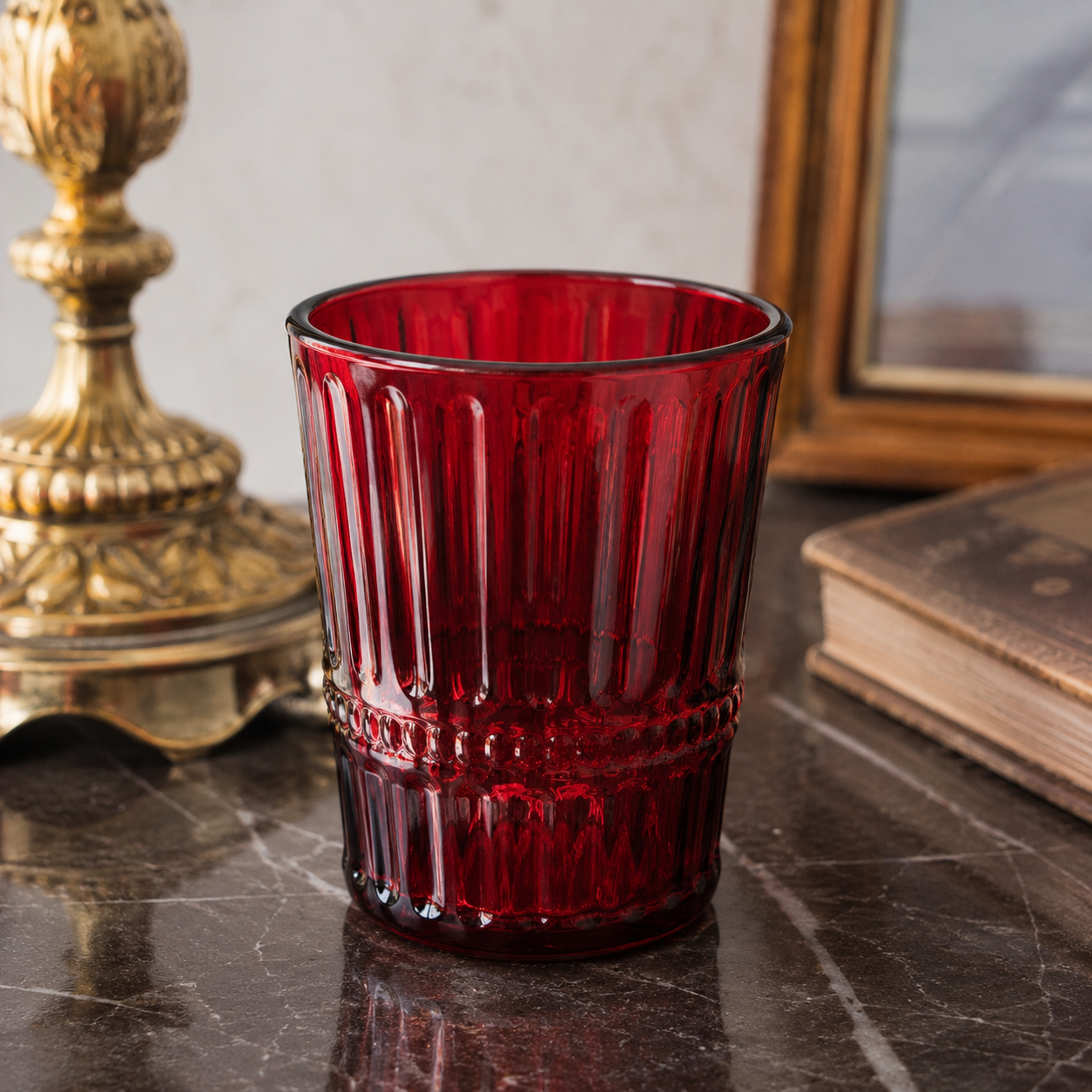 Verre Vintage Rouge