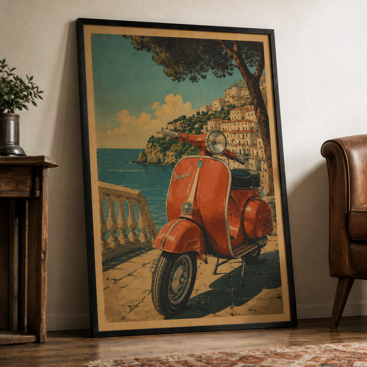 Vespa Poster Vintage