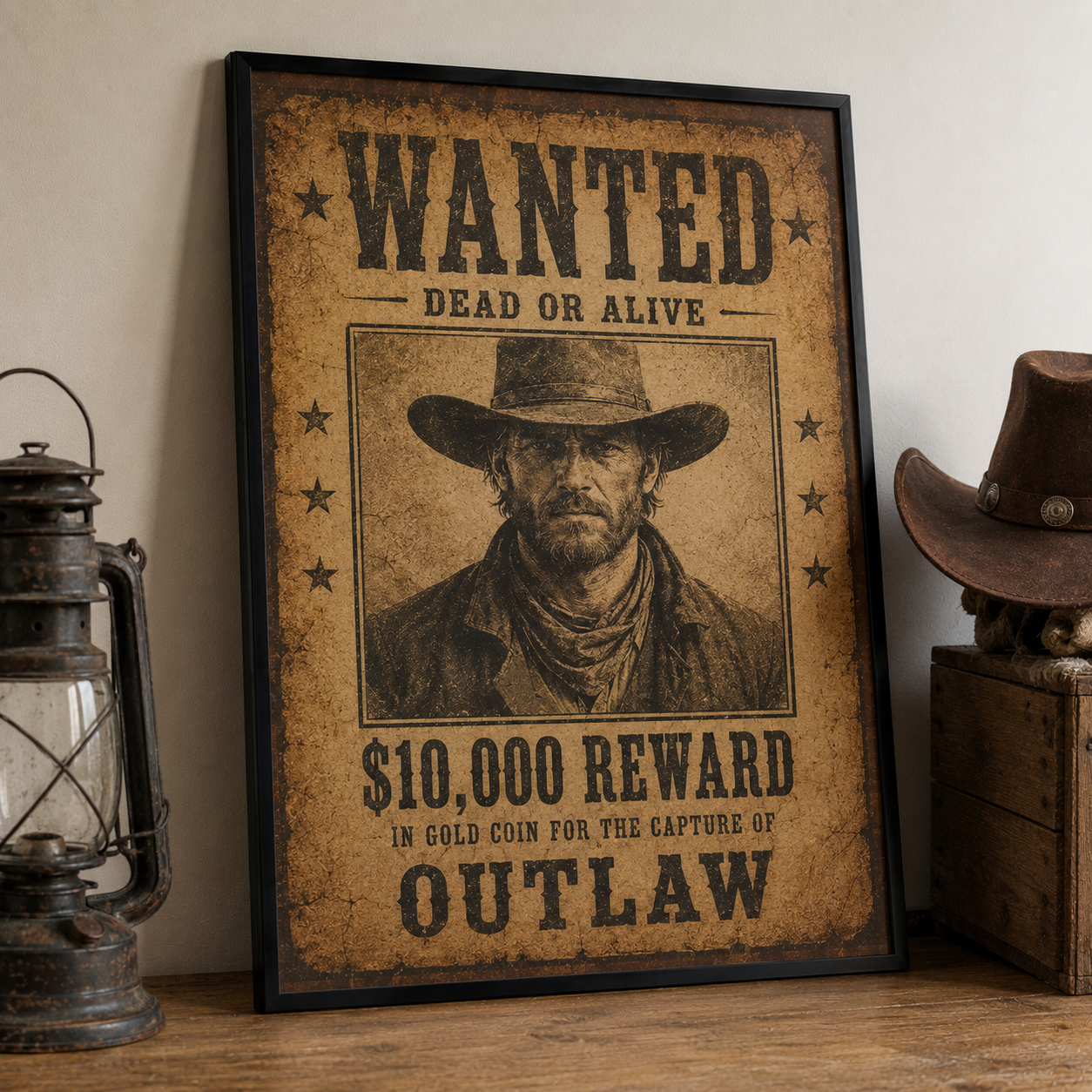 Wanted Poster Vintage