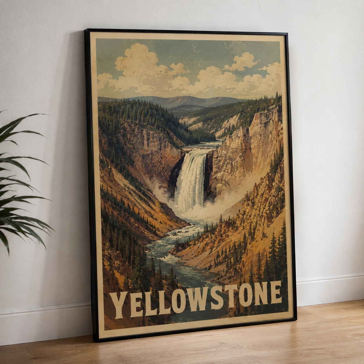 Yellowstone Poster Vintage