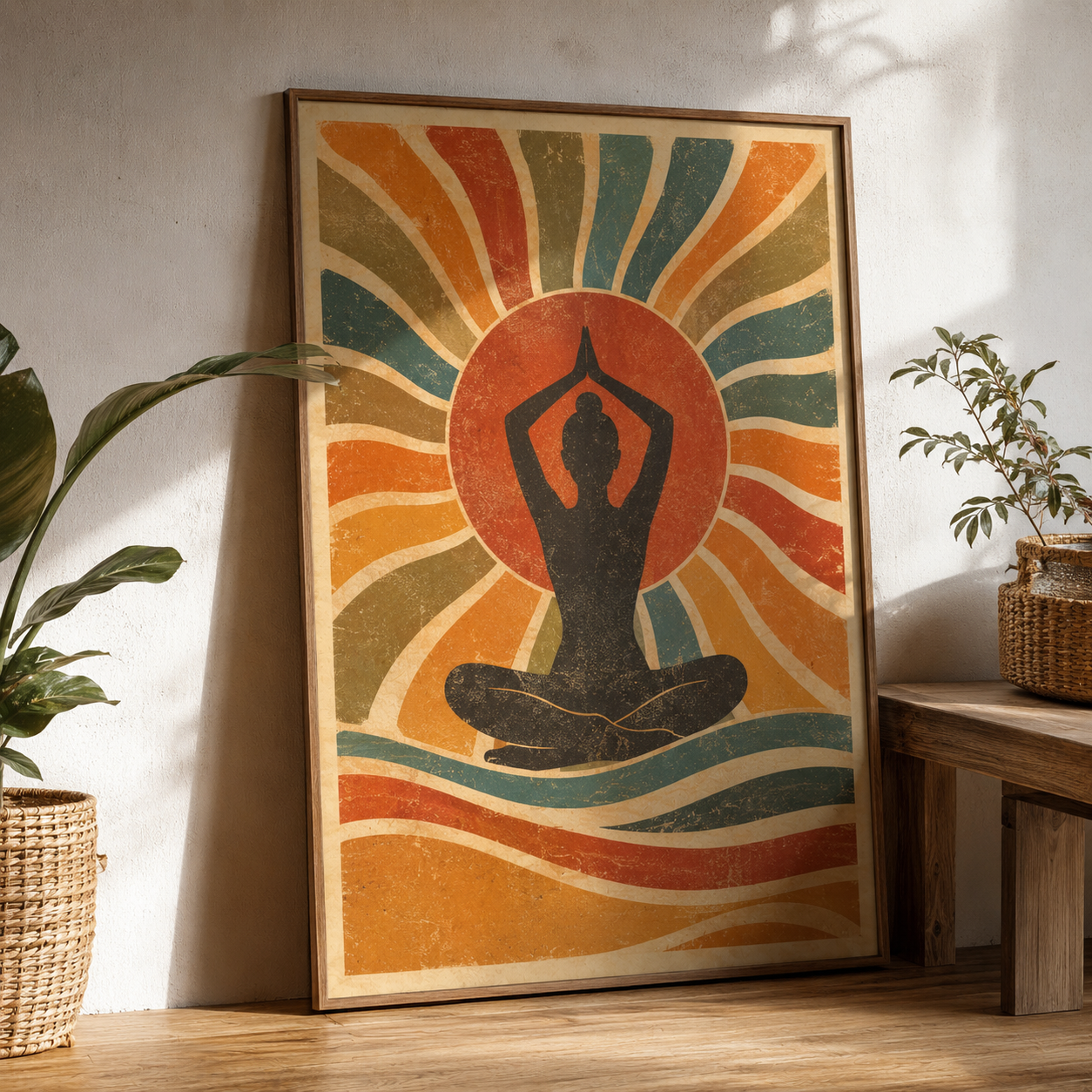 Yoga Poster Vintage