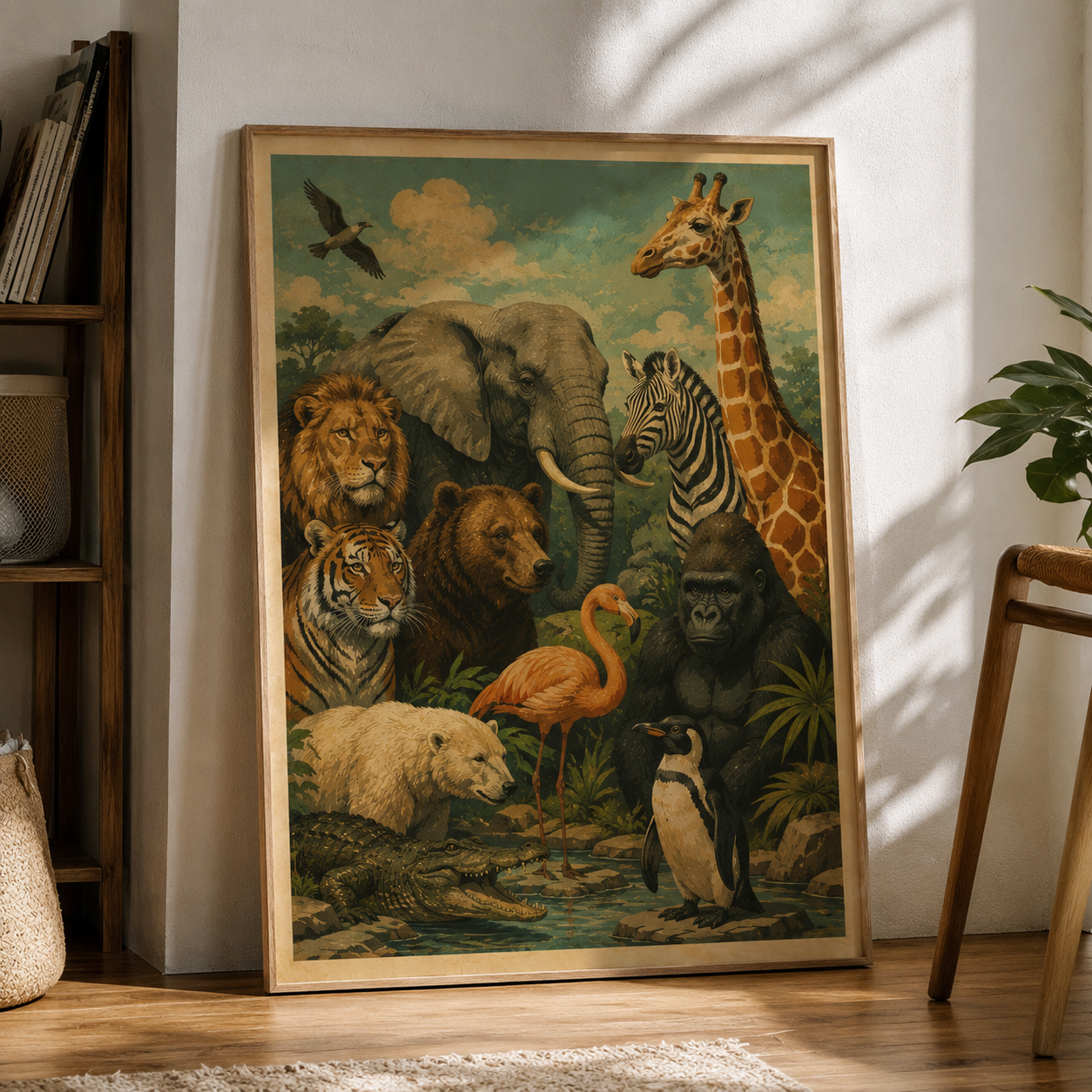 Zoo Poster Vintage